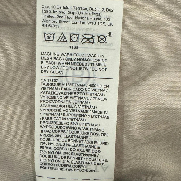 NWT Athleta Ultimate Textured Bra D-DD+ in Static Black - Picture 5 of 7